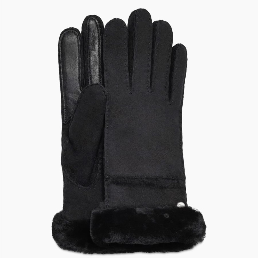 Ugg Black Seamed Touchscreen Compatible Genuine S… - image 1